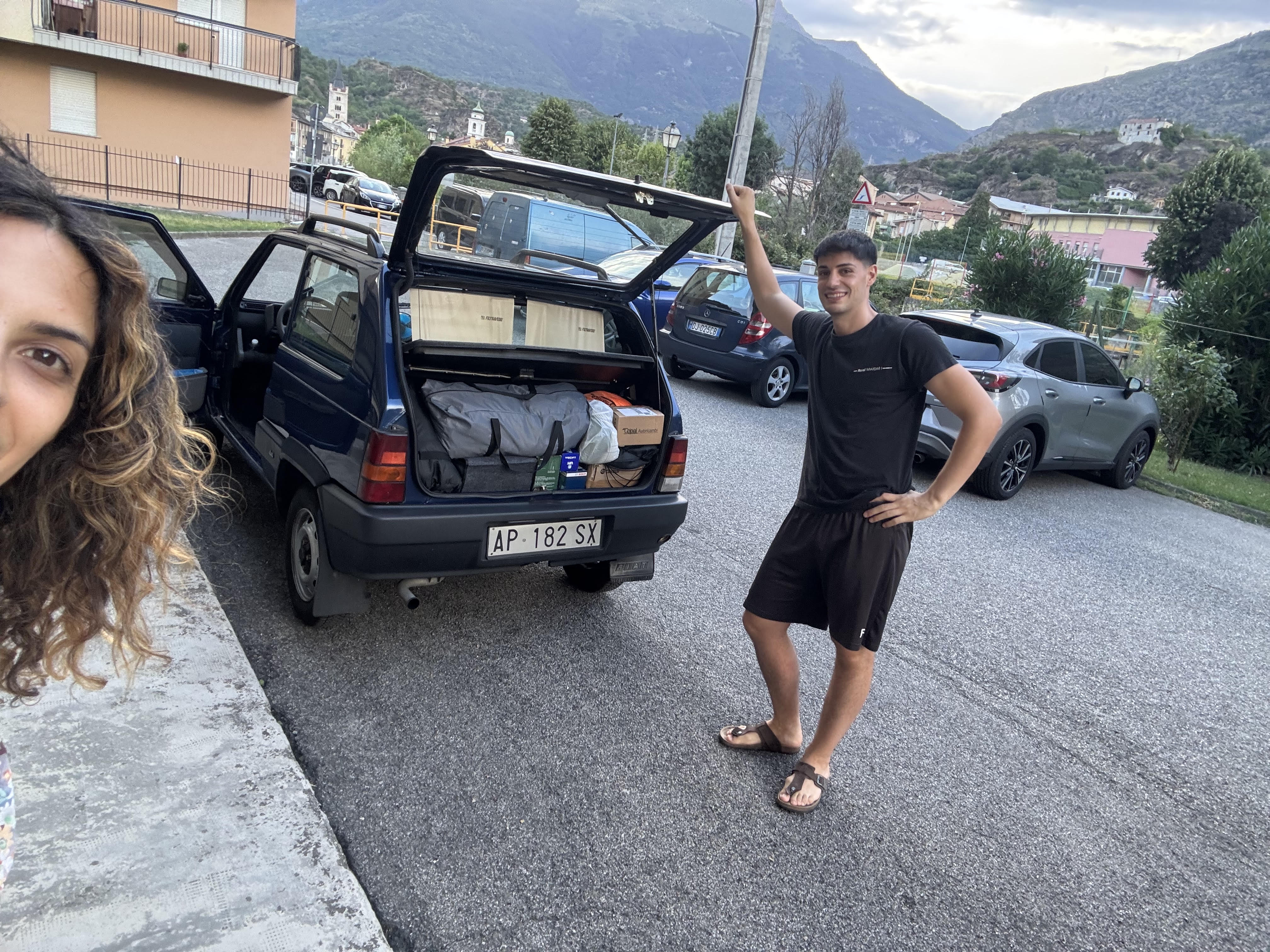 Partenza da Susa, Panda 4x4